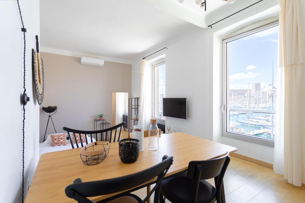 Le Rive Neuve Standing Vieux-Port - Appartement 1 Chambre 4 Pers Vue Mer Clim 马赛 外观 照片